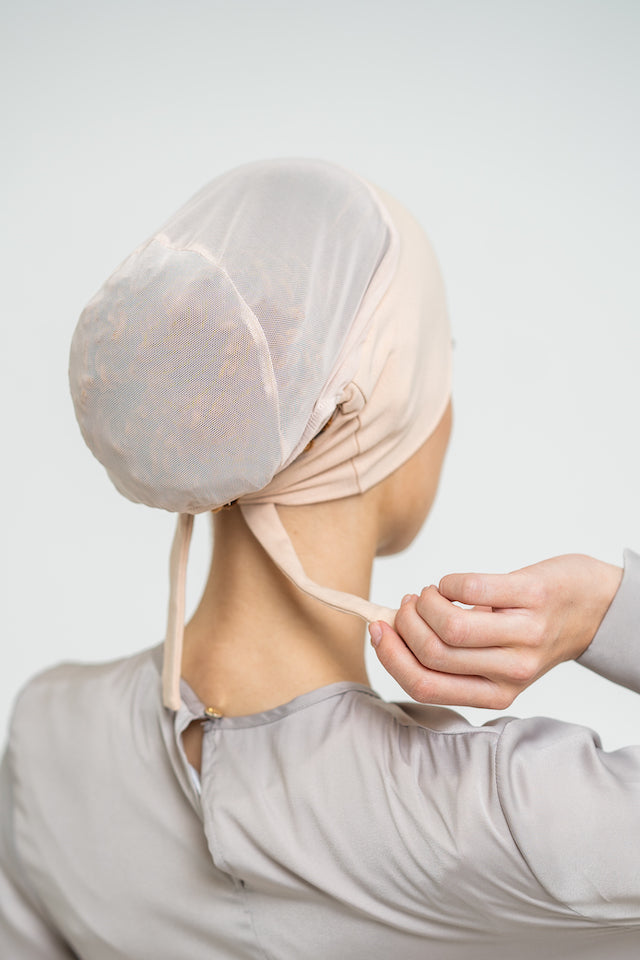 Bamboo Netz Bone - beige