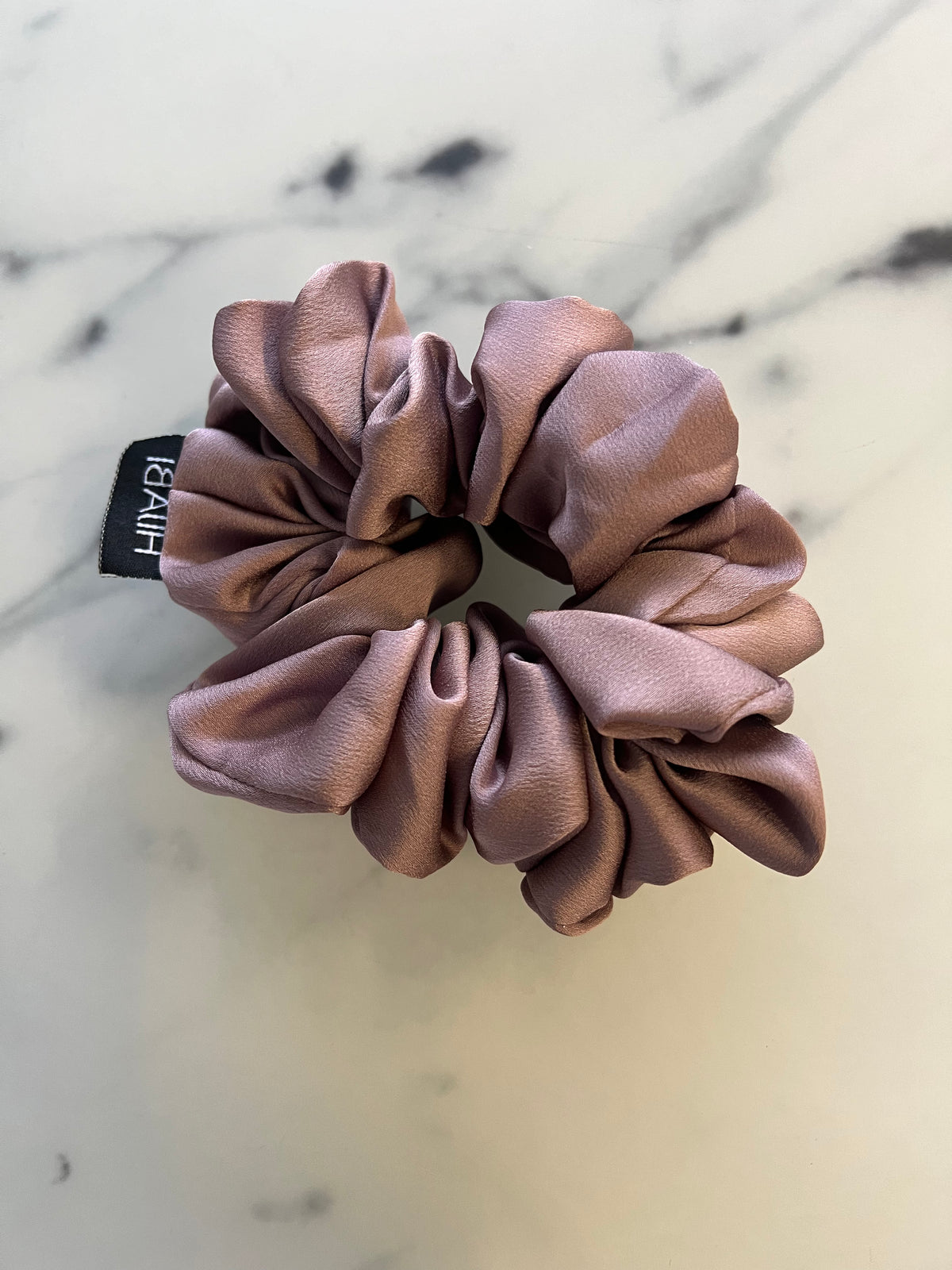HIJABI Satin Scrunchy - mauve