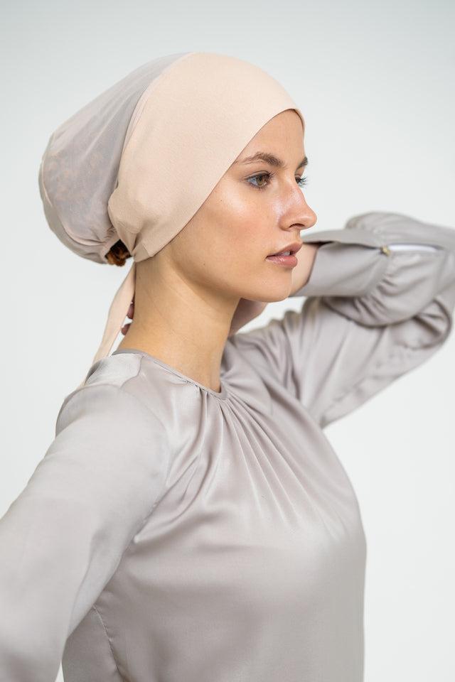 Bamboo Netz Bone - beige
