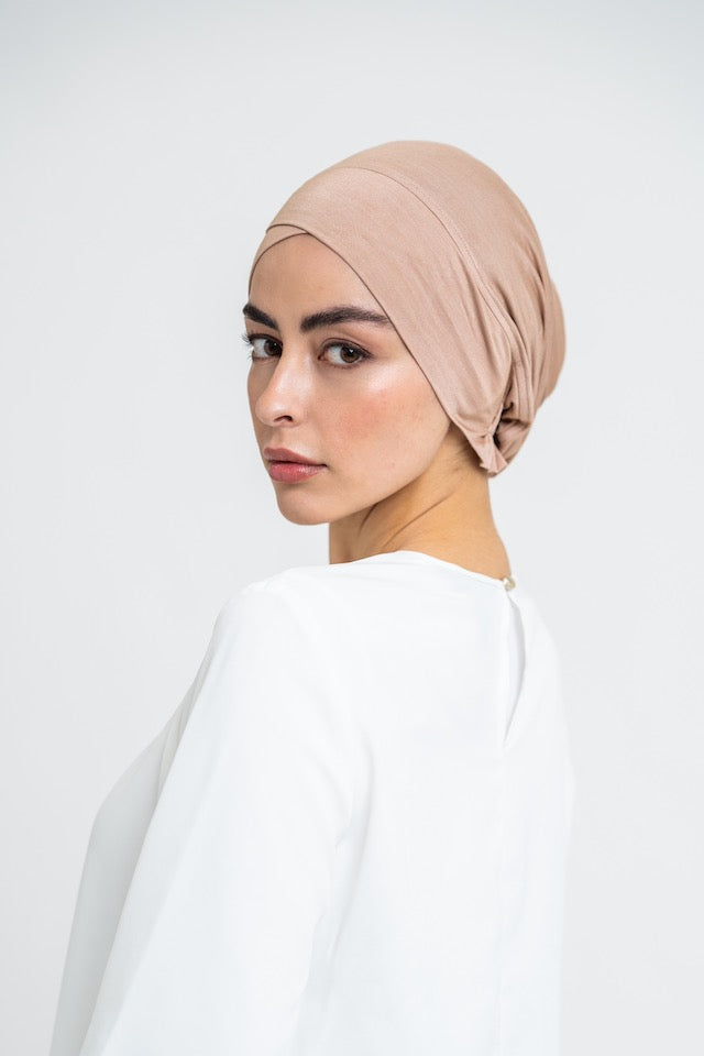 Bamboo Überkreuzte Bone - taupe