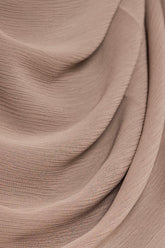 CRINKLE CHIFFON - Mokka