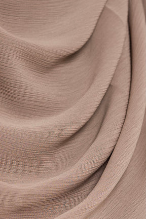CRINKLE CHIFFON - Mokka