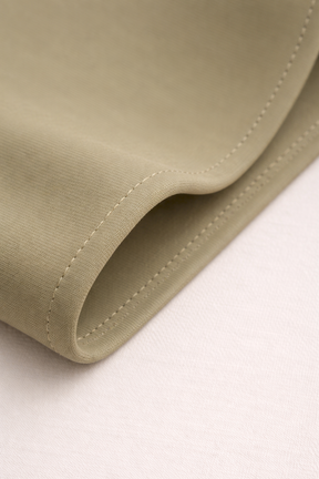 Satin Jersey Hijab – Khaki