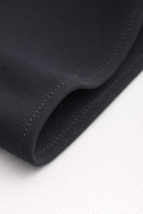 Satin Jersey Hijab – Deep Black