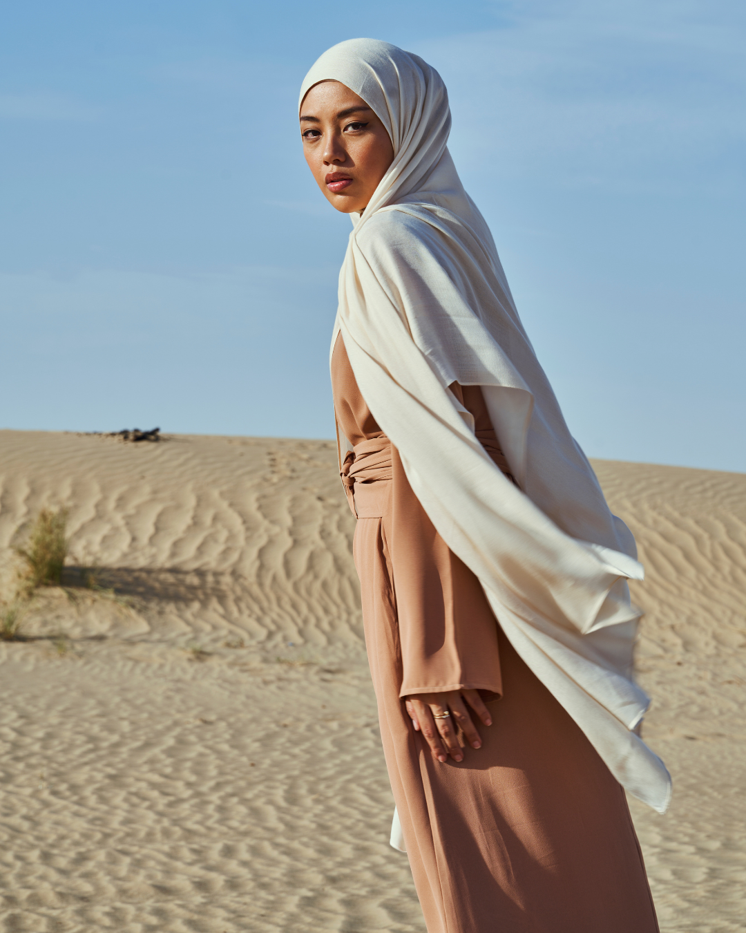 Premium Modal Hijab - Beige
