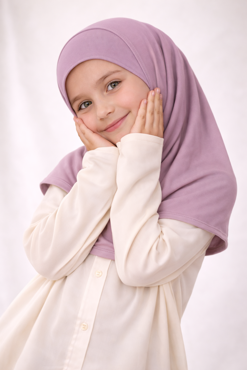 Kinder Hijab - Lila