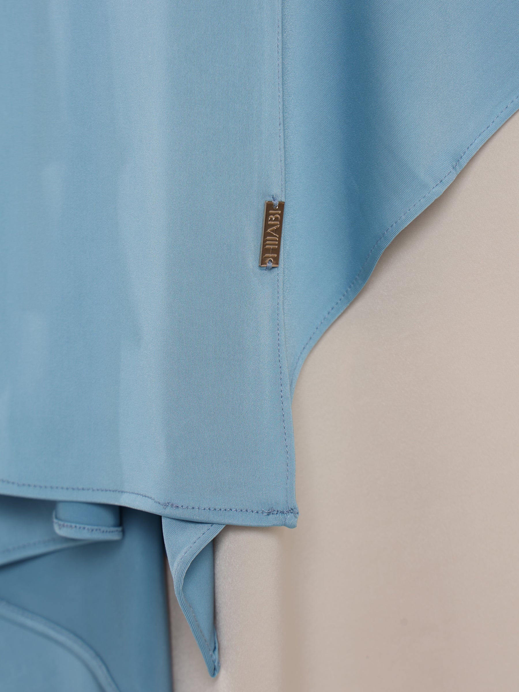 LIQUID JERSEY HIJAB - Crystal Blue