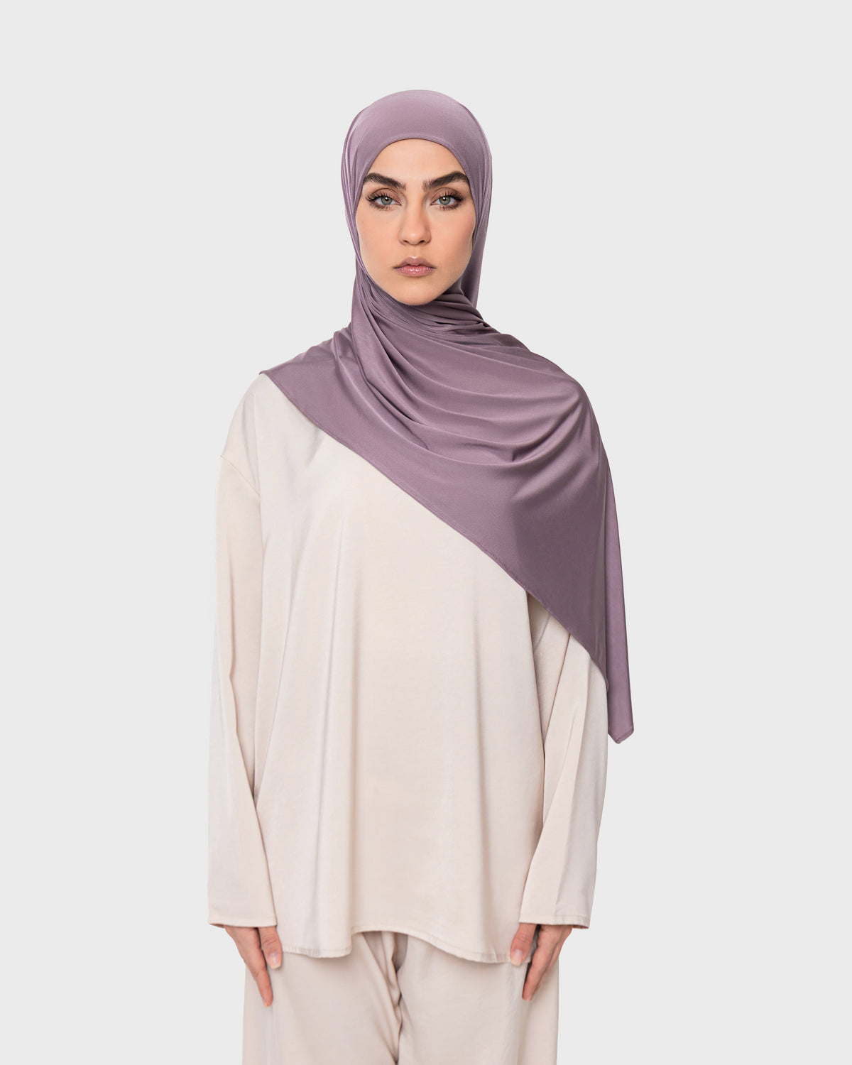 LIQUID JERSEY HIJAB - Lilac