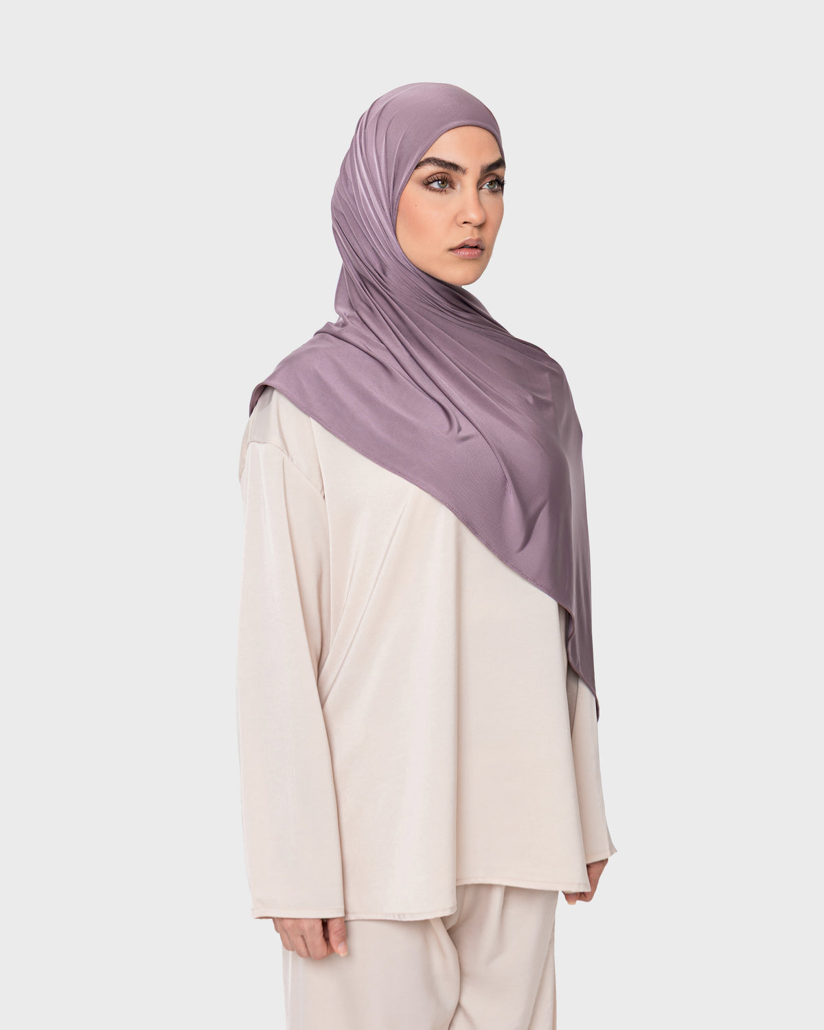 LIQUID JERSEY HIJAB - Lilac