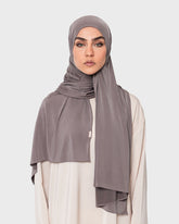 LIQUID JERSEY HIJAB - Taupe