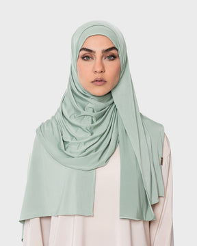 LIQUID JERSEY HIJAB - Matcha
