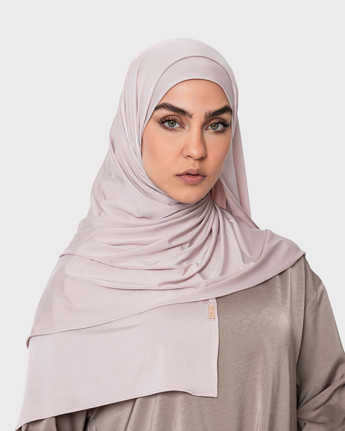 LIQUID JERSEY HIJAB - Powder Rosé