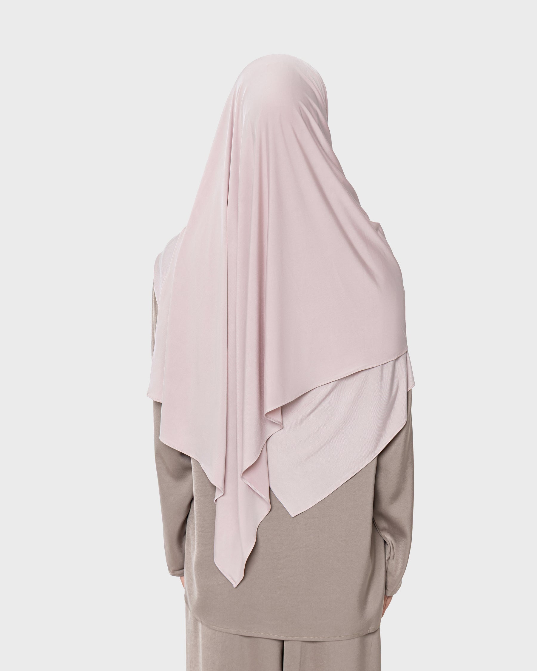 LIQUID JERSEY HIJAB - Powder Rosé