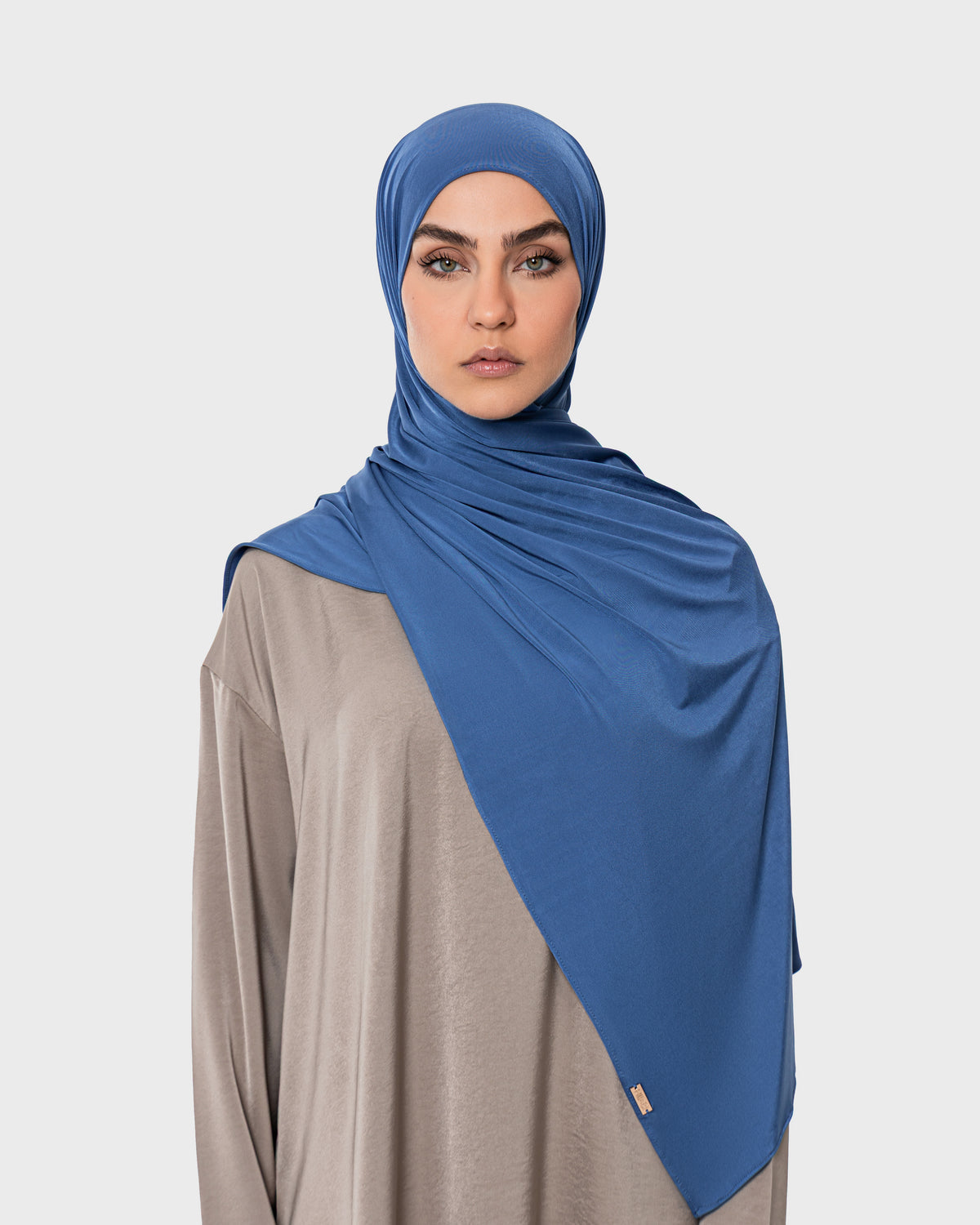 LIQUID JERSEY HIJAB - Ocean Blue