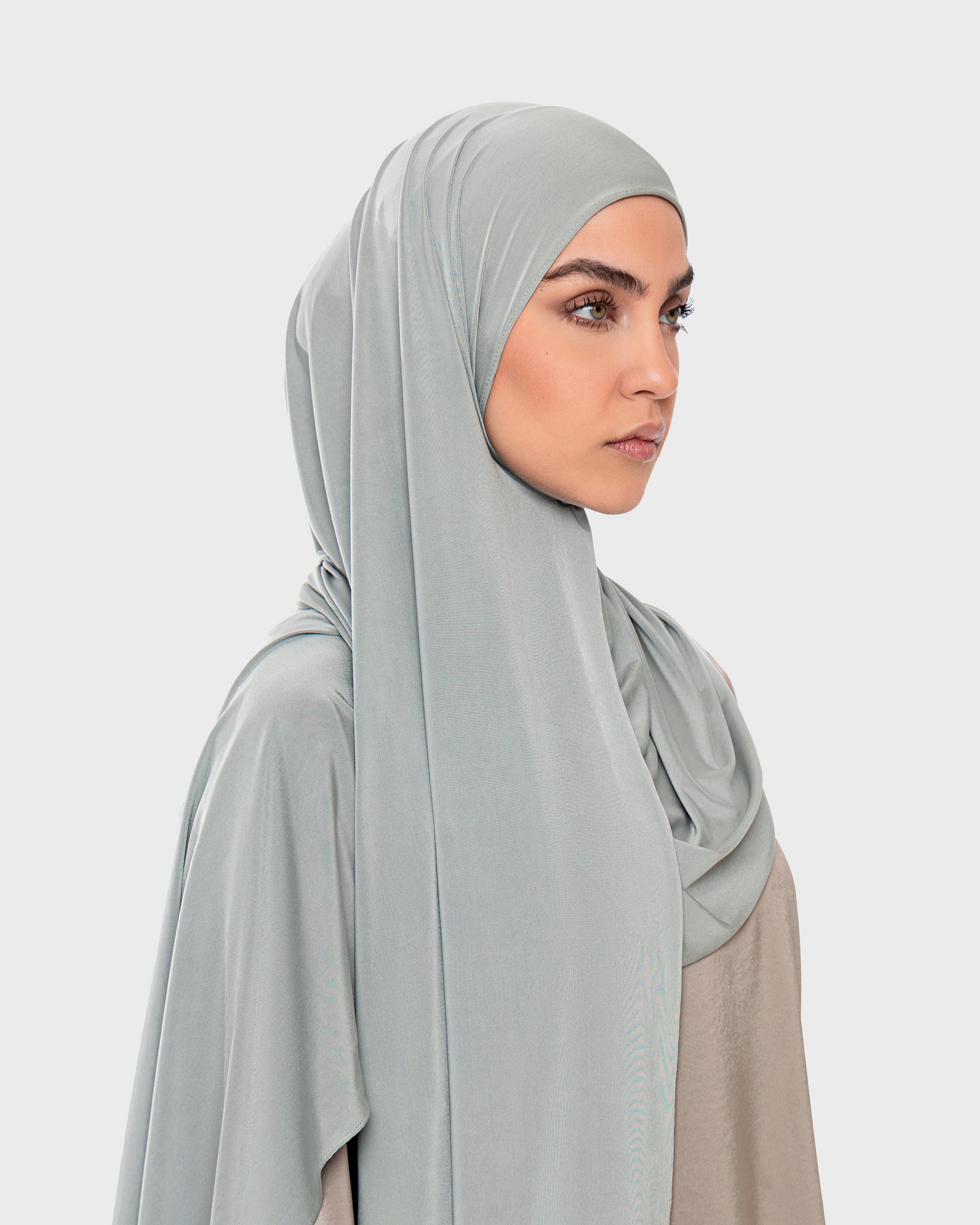 LIQUID JERSEY HIJAB - Sage Calm