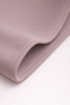 Satin Jersey Hijab – Soft Taupe