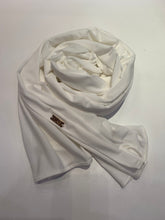 Satin Jersey Hijab - Weiß