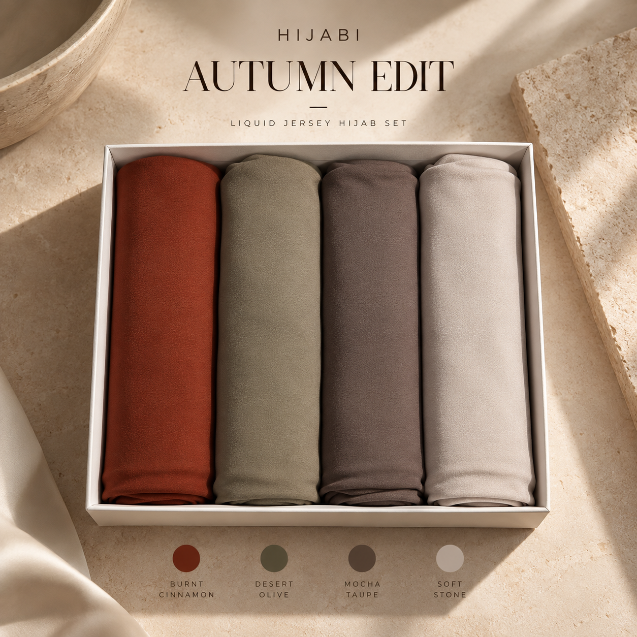 Herbst Hijab Box (Liquid Jersey)