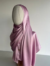 Crinkle Satin Hijab - Lavender