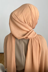 CRINKLE CHIFFON - Peach