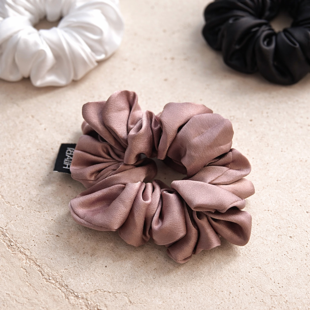 HIJABI Satin Scrunchy Set (3 Stück)