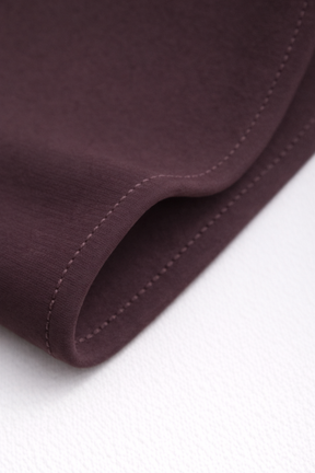 Satin Jersey Hijab – Espresso