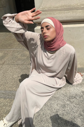 Crinkle Chiffong Hijab - Hallon
