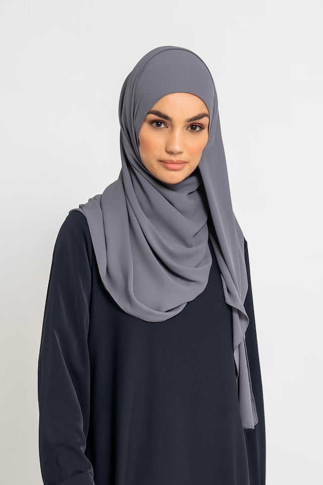 chiffon-hijab-dunkelgrau
